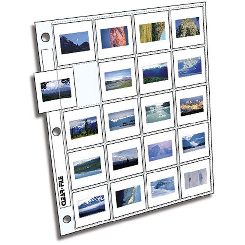 ClearFile Archival-Plus Slide Page, 35mm - 100 Pack 220100B