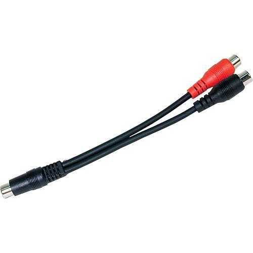 Comprehensive RCA Female to Two RCA Female Y-Cable - PJ/2-C