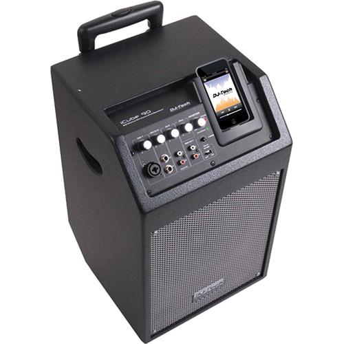 DJ-Tech iCube 90 Powered PA Speaker for iPod ICUBE 90