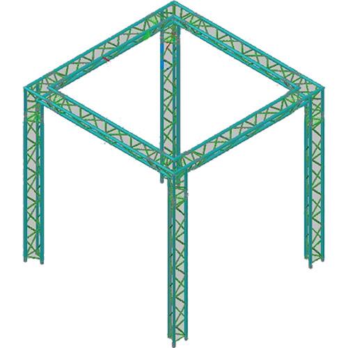 Global Truss Global Truss TR-10x10 Triangular Booth TR-10X10, Global, Truss, Global, Truss, TR-10x10, Triangular, Booth, TR-10X10,