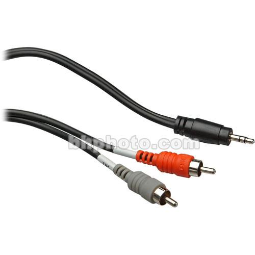 Hosa Technology Stereo Mini Male to 2 RCA Male Y-Cable - CMR-203, Hosa, Technology, Stereo, Mini, Male, to, 2, RCA, Male, Y-Cable, CMR-203