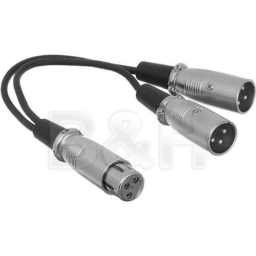 Hosa Technology XLR Female to 2 XLR Male Y-Cable YXM-121