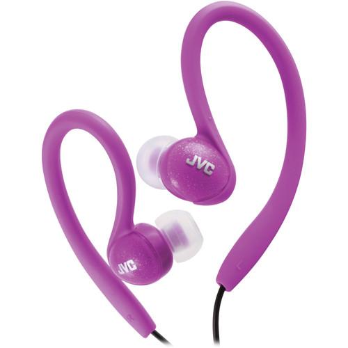 JVC HA-EBX85 In-Ear Sport Clip Headphones (Violet) HA-EBX85-V
