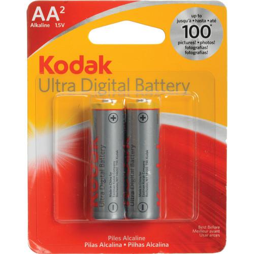 Kodak AA 1.5v Ultra Premium Alkaline Battery (2 Pack) 8526063, Kodak, AA, 1.5v, Ultra, Premium, Alkaline, Battery, 2, Pack, 8526063