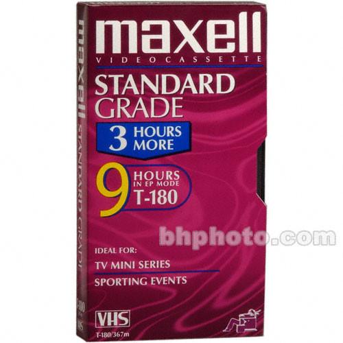Maxell  STD-180 VHS Video Cassette 213027, Maxell, STD-180, VHS, Video, Cassette, 213027, Video