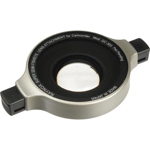 Raynox QC-303 0.3x Semi Fisheye Snap-On Lens QC-303, Raynox, QC-303, 0.3x, Semi, Fisheye, Snap-On, Lens, QC-303,