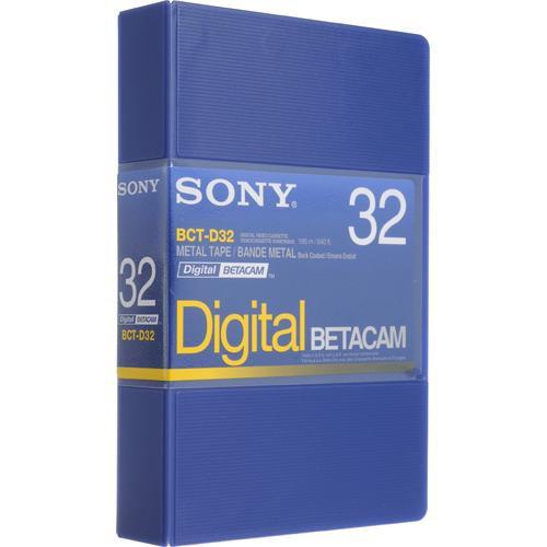 Sony BCT-D32 32 Minute Digital Betacam Cassette BCTD32/2, Sony, BCT-D32, 32, Minute, Digital, Betacam, Cassette, BCTD32/2,