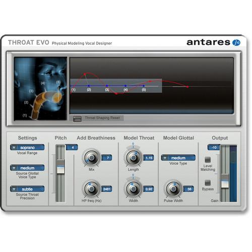 Antares Audio Technologies THROAT Evo - Physical Modeling 35102E, Antares, Audio, Technologies, THROAT, Evo, Physical, Modeling, 35102E