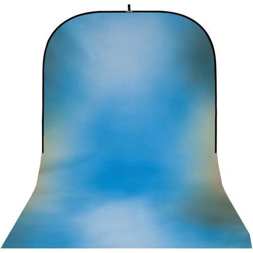 Botero #015 Super Collapsible Background (8x16', Blue, Green)