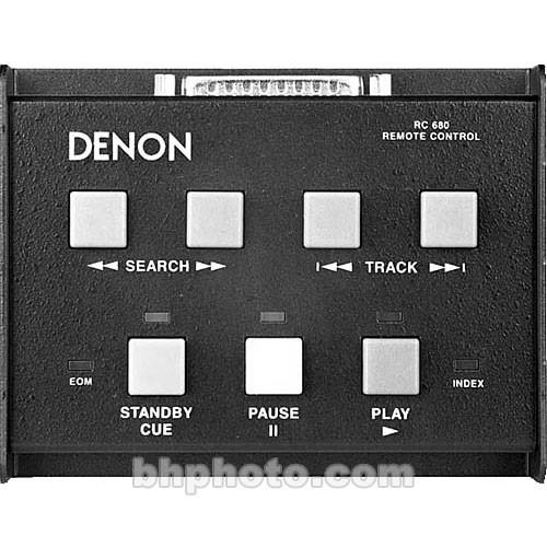 Denon  RC680 Wired Remote for CD/MD RC680, Denon, RC680, Wired, Remote, CD/MD, RC680, Video