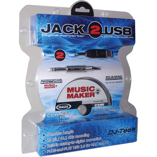 DJ-Tech Jack-2-USB - 1/4