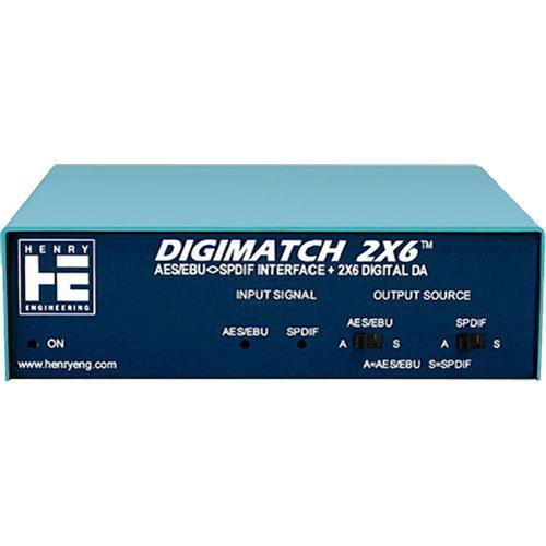 Henry Engineering DigiMatch 2x6 - AES/EBU/S/PDIF Interface DM, Henry, Engineering, DigiMatch, 2x6, AES/EBU/S/PDIF, Interface, DM