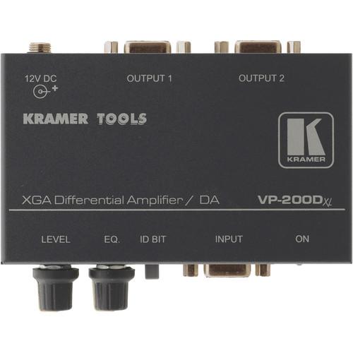 Kramer VP-200Dxl 1:2 XGA Differential Amplifier / VP-200DXL, Kramer, VP-200Dxl, 1:2, XGA, Differential, Amplifier, /, VP-200DXL,