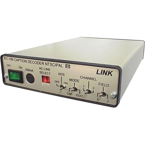 Link Electronics IEC-788/R/SE Closed Caption Decoder, Link, Electronics, IEC-788/R/SE, Closed, Caption, Decoder