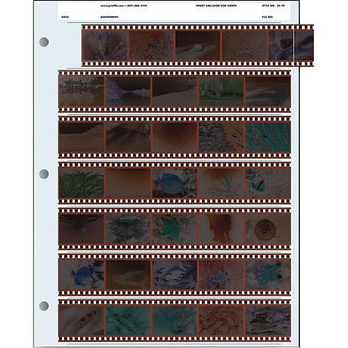Pana-Vue 35mm Negative Pages (7 Strip/5 Frame, 25 Pages) EPA401, Pana-Vue, 35mm, Negative, Pages, 7, Strip/5, Frame, 25, Pages, EPA401