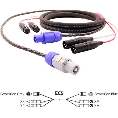 Pro Co Sound EC5 Siamese Twin AC & Audio Combo Cable EC5-50