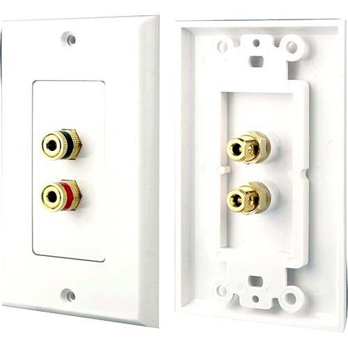 Pyle Pro PHWP1 Dual Post, Banana Plug Wallplate PHWP1