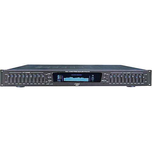Pyle Pro PPEQ100 Dual 10 Band Stereo Equalizer PPEQ100, Pyle, Pro, PPEQ100, Dual, 10, Band, Stereo, Equalizer, PPEQ100,