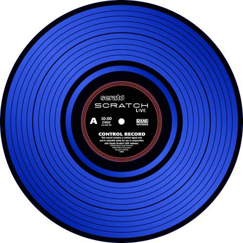 Rane  Scratch Live Vinyl SSL VINYL BLUE