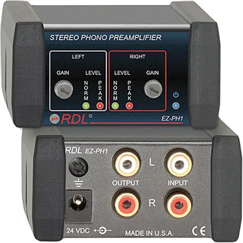 RDL EZ-PH1 Stereo Phono Preamplifier (USA Power Supply) EZ-PH1