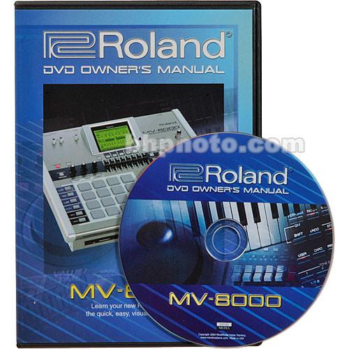 Roland DVD: Owner's Manual for MV-8000 - MIDI MV-8000DVM