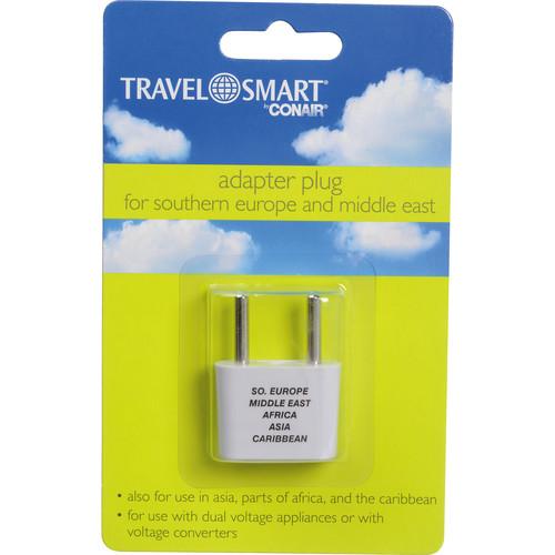 Travel Smart by Conair NW1C Adapter Plug - 2-Prong USA NW1C