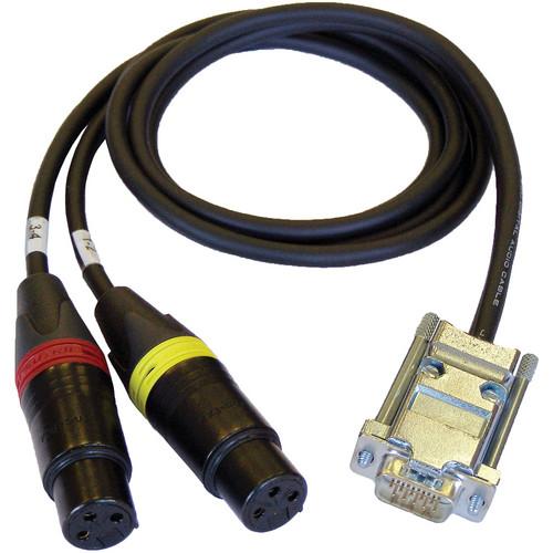 Cable Techniques CT-DE15/2 Dual 3-Pin XLR-F to DE-15 CT-DE15/2