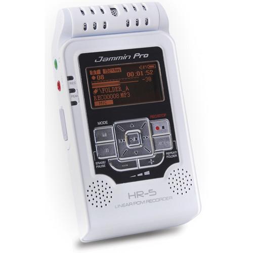Jammin HR-5 Handheld Digital Audio Recorder (White) HR-5 WHITE