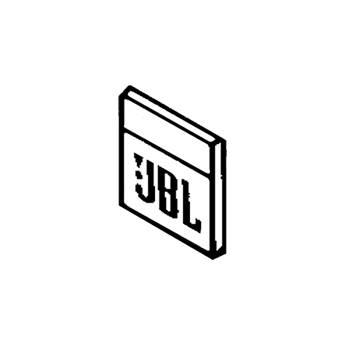 JBL 950-0007 Blank Logo for Control 25 (White) 950-00007-WH, JBL, 950-0007, Blank, Logo, Control, 25, White, 950-00007-WH,