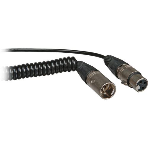 K-Tek K-4NN XLR Male to XLR Female Coiled Cable (4