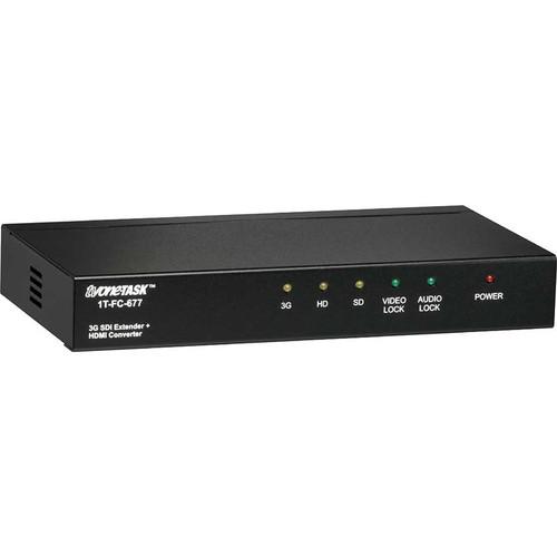 One Task 3G-SDI Extender with HDMI Converter 1T-FC-677