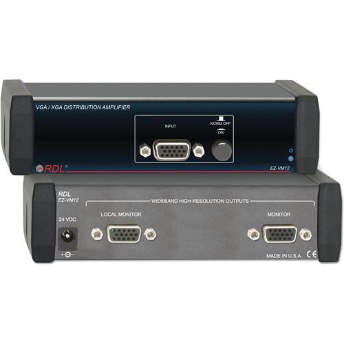 RDL EZ-VM12 VGA/XGA Video Distribution Amplifier EZ-VM12, RDL, EZ-VM12, VGA/XGA, Video, Distribution, Amplifier, EZ-VM12,