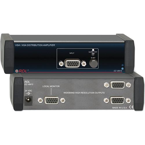 RDL EZ-VM13 VGA/XGA Video Distribution Amplifier EZ-VM13, RDL, EZ-VM13, VGA/XGA, Video, Distribution, Amplifier, EZ-VM13,