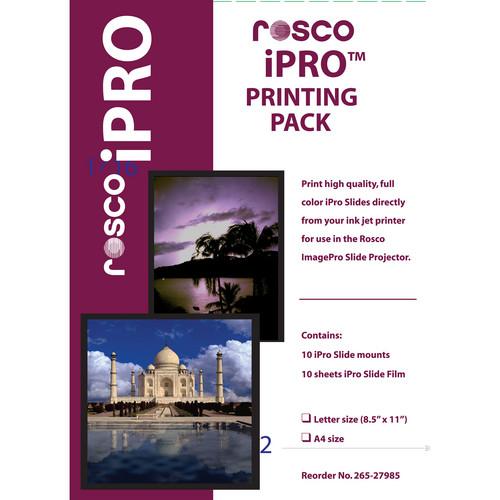 Rosco iPro Printing Pack (Letter Size) 265279850010, Rosco, iPro, Printing, Pack, Letter, Size, 265279850010,