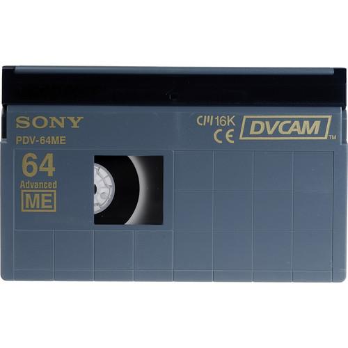 Sony PDV-64ME/2 DVCAM Videocassette (Standard) PDV64ME/2, Sony, PDV-64ME/2, DVCAM, Videocassette, Standard, PDV64ME/2,