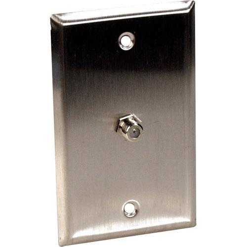 TecNec WPL-1107R Stainless Steel 1-Gang Wall Plate WPL-1107/R, TecNec, WPL-1107R, Stainless, Steel, 1-Gang, Wall, Plate, WPL-1107/R