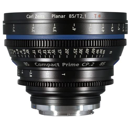 Zeiss Compact Prime CP.2 85mm/T2.1 Cine Lens (F Mount) 1852-713, Zeiss, Compact, Prime, CP.2, 85mm/T2.1, Cine, Lens, F, Mount, 1852-713