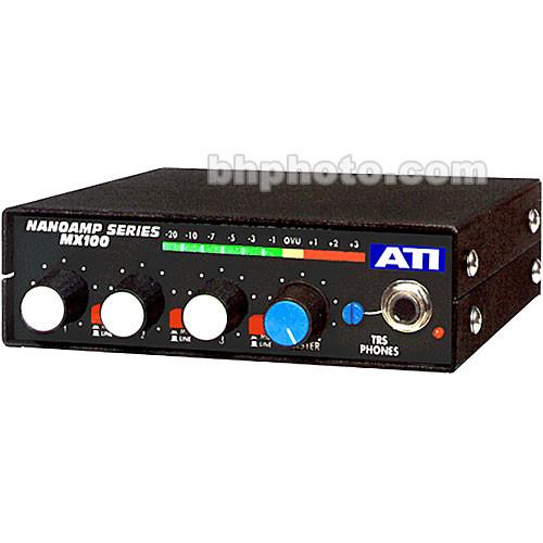 ATI Audio Inc  MX-100 Field Audio Mixer MX100