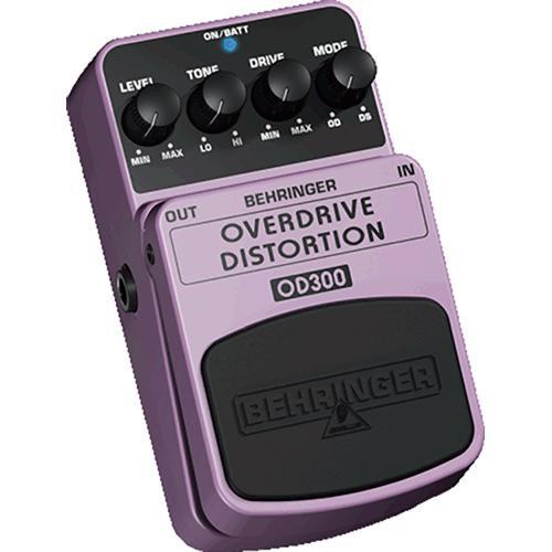 Behringer OD300 Overdrive and Distortion Stompbox Effect OD300, Behringer, OD300, Overdrive, Distortion, Stompbox, Effect, OD300