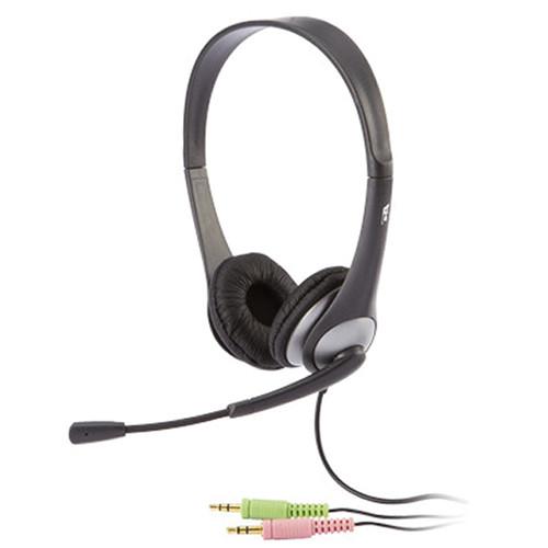 Cyber Acoustics AC-201 Stereo Headset and Boom Mic AC-201, Cyber, Acoustics, AC-201, Stereo, Headset, Boom, Mic, AC-201,