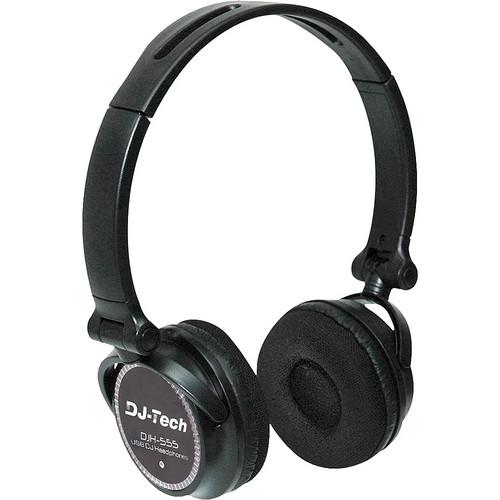 DJ-Tech  DJH-555 USB DJ Headphone DJH-555