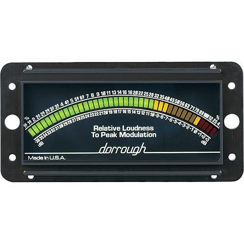 Dorrough Loudness Meter w/Percent Modulation 10-B, Dorrough, Loudness, Meter, w/Percent, Modulation, 10-B,