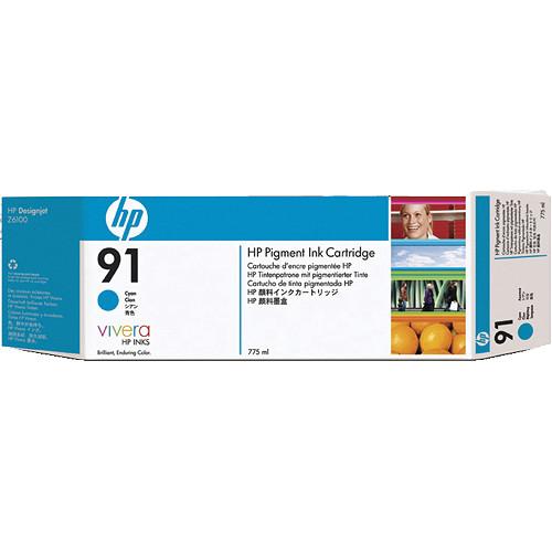 HP HP 91 775-ml Pigment Cyan Ink Cartridge (3 Pack) C9483A
