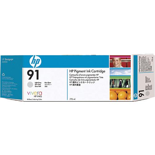 HP HP 91 775-ml Pigment Light Gray Ink Cartridge (3 Pack) C9482A, HP, HP, 91, 775-ml, Pigment, Light, Gray, Ink, Cartridge, 3, Pack, C9482A