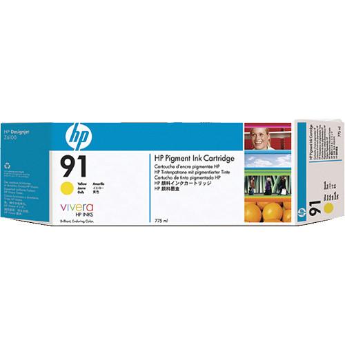 HP HP 91 775-ml Pigment Yellow Ink Cartridge (3 Pack) C9485A, HP, HP, 91, 775-ml, Pigment, Yellow, Ink, Cartridge, 3, Pack, C9485A,