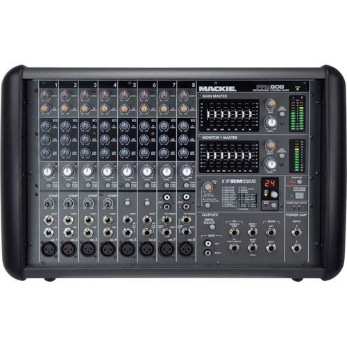 Mackie PPM608 8-Channel Professional Powered Mixer (1000W), Mackie, PPM608, 8-Channel, Professional, Powered, Mixer, 1000W,