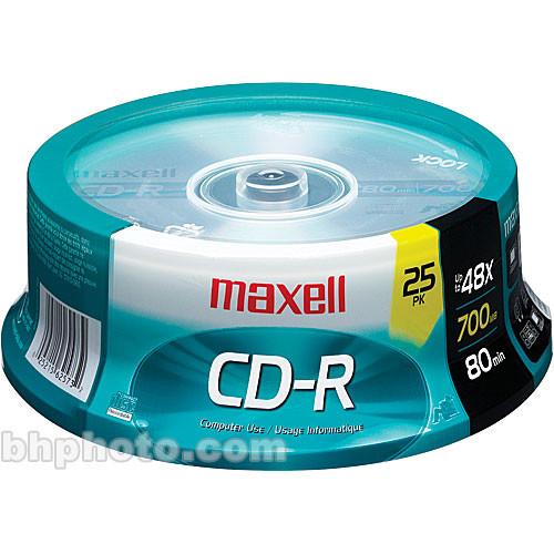 Maxell  CD-R 700MB Disc (25) 648445, Maxell, CD-R, 700MB, Disc, 25, 648445, Video