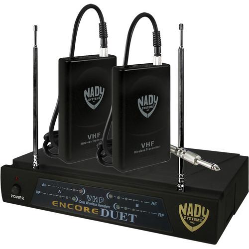 Nady Encore Duet Dual Receiver VHF Wireless ENCORE DUET GT/B&D
