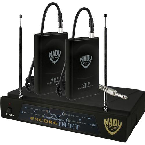 Nady Encore Duet Dual Receiver VHF Wireless ENCORE DUET GT/F&E