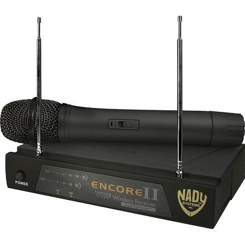 Nady Encore II Wireless Handheld Microphone System ENCORE 2 HT/B, Nady, Encore, II, Wireless, Handheld, Microphone, System, ENCORE, 2, HT/B